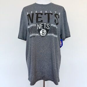Brooklyn Nets Kyrie Irving T-Shirt Mens Large Shirt NBA Fan Gear Gift Gray Black